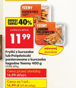 Biedronka Polędwiczki z kurczaka Yeemy oferta