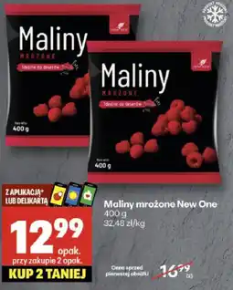 Delikatesy Centrum Maliny mrożone New One oferta