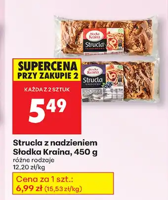 Biedronka Strucla z nadzieniem Słodka kraina oferta