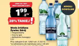 Netto Woda źródlana Żywiec zdrój oferta