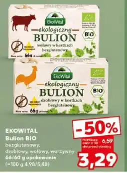 Kaufland Bulion Bio bezglutenowy wołowy Ekowital oferta