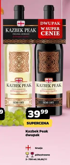 Wino półwytrawne Kazbek Peak