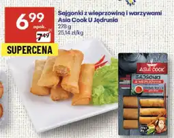 Delikatesy Centrum Sajgonki z wieprzowiną i warzywami Asia Cook U Jędrusia oferta