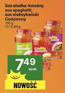 Delikatesy Centrum Sos słodko-kwaśny, sos spaghetti, sos meksykański Codzienny oferta
