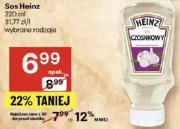 Delikatesy Centrum Sos Heinz wybrane rodzaje oferta