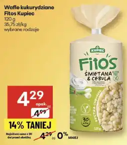 Delikatesy Centrum Wafle kukurydziane Fitos Kupiec 120 g oferta