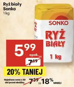 Delikatesy Centrum Ryż biały Sonko 1 kg oferta