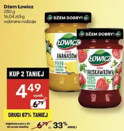 Delikatesy Centrum Dżem Łowicz 280 g oferta