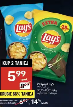 Delikatesy Centrum Chipsy Lay's 120-163 g oferta