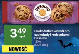 Delikatesy Centrum Czekolatki z kawałkami czekolady i rodzynkami Dessimo oferta