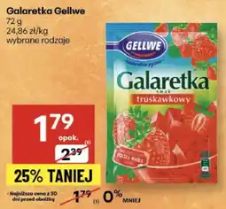 Delikatesy Centrum Galaretka Gellwe truskawkowa oferta