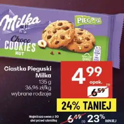 Delikatesy Centrum Ciastka Pieguski Milka oferta