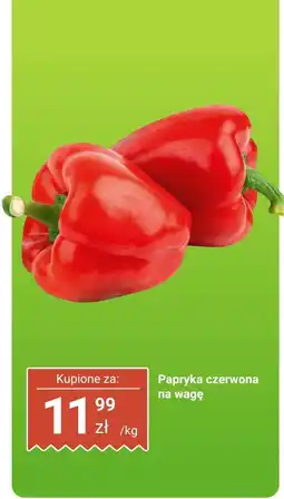 Biedronka Papryka czerwona na wagę Biedronka oferta