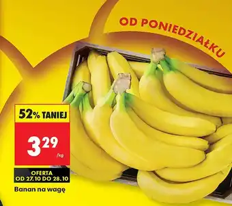 Biedronka Banan na wagę Biedronka oferta