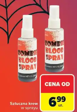 Carrefour Sztuczna krew w sprayu oferta