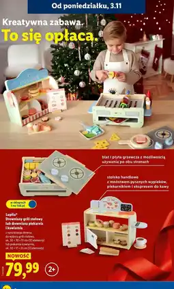 Lidl Piekarnik-kawiarnia drewniana Lupilu oferta
