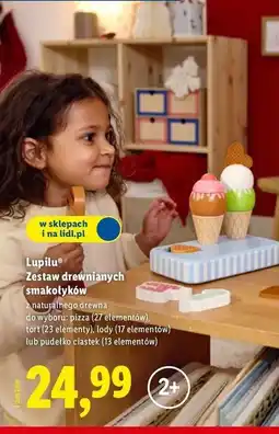Lidl Zestaw drewnianych smakołyków Lupilu oferta