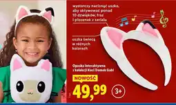 Lidl Opaska na włosy koci domek gabi oferta