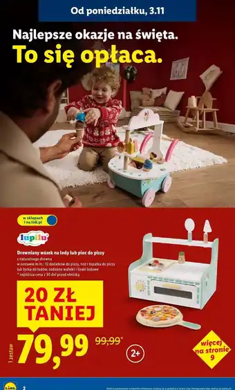 Lidl Drewniany piec do pizzy Lupilu oferta