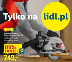Lidl Ręczna piła tarczowa 1800 w Parkside oferta