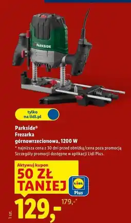 Lidl Frezarka górnowrzecionowa 1200 w Parkside oferta