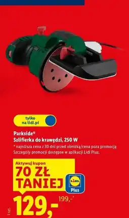 Lidl Szlifierka krawędziowa 250 w Parkside oferta