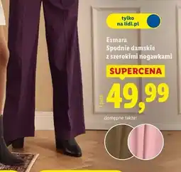 Lidl Spodnie damskie szerokie 36-44 Esmara oferta