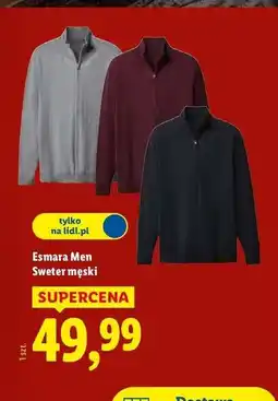 Lidl Sweter męski m-xl Esmara oferta