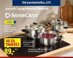 Lidl Komplet karnków z pokrywkami Silvercrest oferta