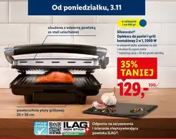 Lidl Opiekacz do panini 2000 w Silvercrest oferta