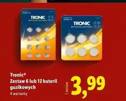 Lidl Baterie guzikowe Tronic oferta