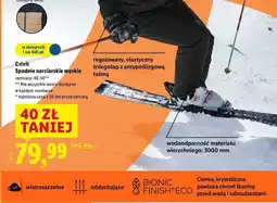 Lidl Spodnie narciarskie męskie 46-56 Crivit oferta