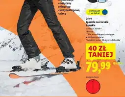 Lidl Spodnie narciarskie damskie 36-44 Crivit oferta