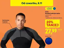 Lidl Koszulka funkcyjna męska s-xl Crivit oferta