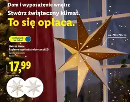 Lidl Gwiazda led Livarno Home oferta