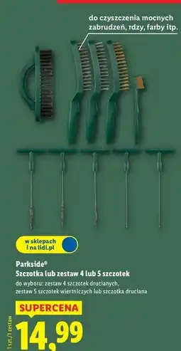 Lidl Szczotki druciane Parkside oferta