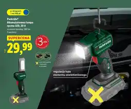 Lidl Lampa akumulatorowa robocza Parkside oferta