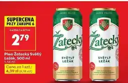 Biedronka Piwo Zatecky Svetly Lezak oferta