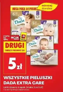 Biedronka Pieluszki dla dzieci midi Dada Extra Care oferta