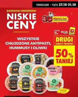 Biedronka Hummus z chipsami buraka Smacznego! oferta