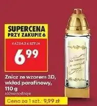 Biedronka Znicz ze wzorem 3d oferta