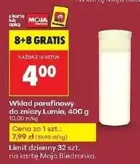 Biedronka Wkład parafinowy 400 g Lumia oferta