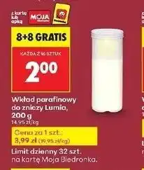 Biedronka Wkład parafinowy 200 g Lumia oferta
