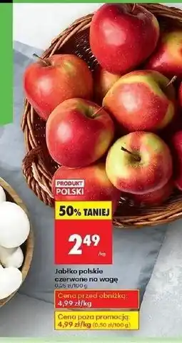 Biedronka Jabłka czerwone polskie oferta