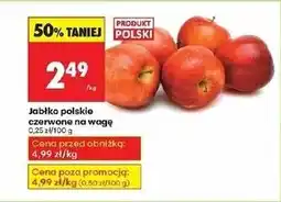 Biedronka Jabłka czerwone oferta