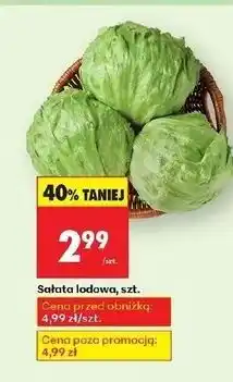 Biedronka Sałata lodowa oferta