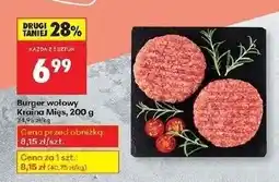 Biedronka Burger wołowy Kraina Mięs oferta