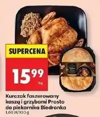 Biedronka Kurczak faszerowany kaszą i grzybami Biedronka Prosto Do Piekarnika oferta