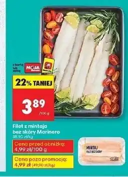 Biedronka Mintaj filet bez skóry Marinero oferta