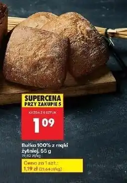 Biedronka Bułka z mąki żytniej oferta